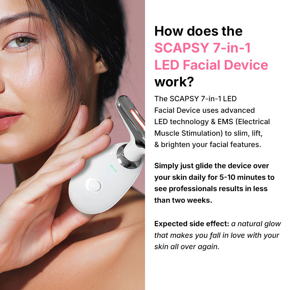 SCAPSY 7-in-1 LED Facial Device